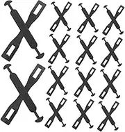 BESTYASH 50pcs Carry Handles for Cardboard Boxes Replacement Straps for Moving Storage and Boxes Lightweight and Easy to Attach