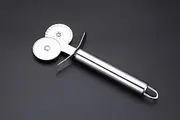 Pizza Cutter Stainless Steel Pizza Wheels Knife Cake Bread Pies Round Knife Cutter Pizza Peel Shovel Cooking Tool,A