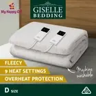 Giselle Electric Blanket DOUBLE Fitted Heated Washable Fleecy Underlay Winter