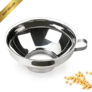 Canning Funnel Set, Stainless Steel, Wide Mouth for Mason Jars & Bottles, Kitche