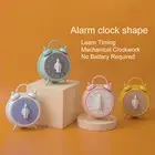 Stylish Alarm Clock Portable Mechanical Countdown Timer for Home Kitchen