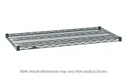 Metro Super Erecta 1854N-DSG Industrial Wire Shelf, Smoked Glass, 18" x 54"