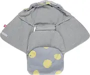 Wrap Blanket for Baby Carriers, Car Seat, Maxi-Cosi, Römer and Other Brands, Ideal for Strollers, Bicycle Trailers, Buggy (Yellow)