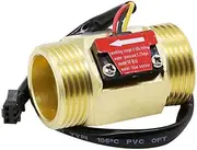 Water Flow Sensor Hall Flow Meter 1 Inch External Wire Copper Water Flow Sensor Turbine Flow Meter