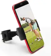 Golf Swing Phone Clip Black Golf Phone Holder Clip Golf Swing Phone Holder Easy-to-set Golf Training Aid