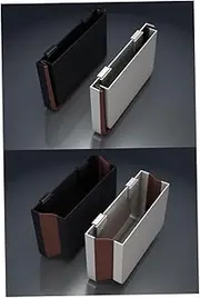 Alipis Car Foldable Hanging Trash Bin Backseat Organizer Space Saving Storage Box for Rubbish Books and More Lightweight Durable with Hooks for Vehicle Use
