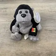 Vintage 1999 Coca-Cola Intl Plush Collection Rilly Rwanda Gorilla Bean Bag