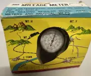 Mileage Meter Vintage Distance on any Map Reading New Chadwick Sealed Tool Japan