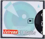 SD SDHC SDXC to CF Compact Flash Memory Card Adapter Reader Type I High-Speed Ex