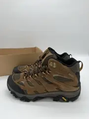 Merrell Men's Moab 3 Mid Waterproof Hiking Boots Earth Size 9 New