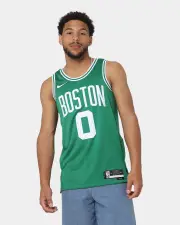 [Nike] Nike Jayson Tatum Boston Celtics #0 Icon Edition 2022/23 Nike Dri-fit Nba Swingman Jersey Clover - Size M M Clover