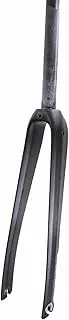 WCS 700C Carbon Fiber Road Bike Gravel Bike Fork 1-1/8" Straight Steerer Flat Mount Disc Brake Lightweight