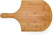 Camco Bamboo Pizza Peel, Charcuterie with Handle - Pizza & Bread Serving or Baking Board | Cutting Board & Serving Tray for Fruit, Vegetables and Cheese - (53000)