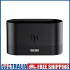 # Portable Mute Flame Light Humidifier Aroma Diffuser for Home Office (Black)