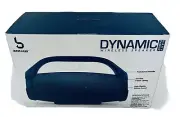 NEW In Box Bass Jaxx Dynamic Portable Bluetooth Wireless Speaker - Navy Fabric