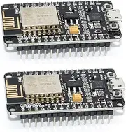 DIGISHUO 2Pcs ESP8266 NodeMCU CP2102 ESP-12E Development Board Open Source Serial Module Works Great for Arduino IDE/Micropython