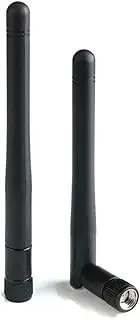 Taicols Dual Band WiFi Male Antenna, 2 Pcs RP-SMA Aerial 5/5.8G 3DBI Dual-Frequency Antenna Adapter for Telemetry Remote Surveillance Grid Network Applications Security Camera
