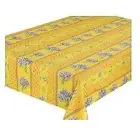 Le Cluny French Provence Tablecloth, 52" x 72" Rectangular, Coated Cotton...