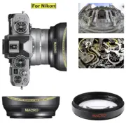 WIDE ANGLE MACRO LENS FOR Nikon Z fc Mirrorless Digital Camera with 16-50mm Lens