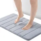 Memory Foam Bath Mat 17” x 24”, Water Absorbent Shower Mat, Thick Bath Rugs f...