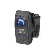 Narva Illuminated Off/On Sealed Rocker Switch 12V 37.5 X 21mm 63146Bl