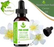 Pure Herbs Meadowfoam Seed 100% Pure & Natural Moringa Oleifera Carrier Oil