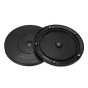 4.9" Rotating Swivel Stand Steel Ball Lazy Susan 0.39" Black Rubber Ring 2Pcs