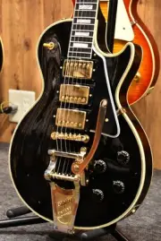 Gibson Custom Shop Murphy Lab 1957 Les Paul Custom 3-Pickup w Bigsby L.Aged Ebon