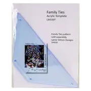 Acrylic Template For Family Ties Quilt Pattern by Lynne Wilson Designs Quilting