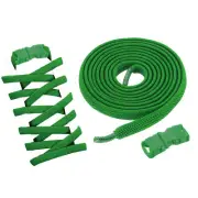 4 Pack Elastic Tieless Shoe Laces for Adults Sneakers, Green