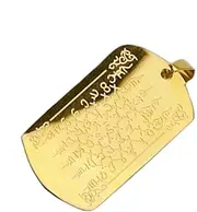 [Whnbuij] Thai Pendant, Thai Amulet Pendant, Religious for Pendant Keychain Scriptures | Buddhism Keychain Charming for Women Men, Blessing Amulet Necklace Accessories