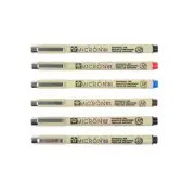 Sakura Pigma Micron 01 02 03 | Archival Ink Drawing Colour Pen Japan | 6 Pens