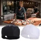 Japanese-Style Chef Flat Top Caps Adjutable Strap Chef Hat Coffee Shop