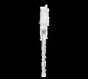 Oneida T483FDEF Apex Stainless Steel 7.75" Tapered Handle Salad Fork - 1 Doz