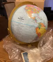 Replogle Globes Pioneer Globe w/ Political Boundaries Educational World 30801