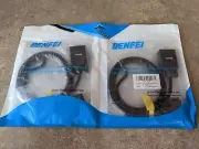 2 PCS BENFEI DISPLAYPORT TO VGA ADAPTER CABLE 6 FT V1-1