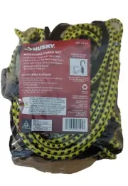 Husky Adjustable Cargo Net with Hooks (EB1) Max stretch size-9 1/4'w-10 3/4' L