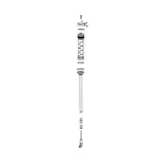 RockShox Fork Damper Assembly - Remote 10mm (2013+ Pushloc, Oneloc, Twistloc)