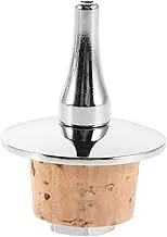 Absinthe Bottle Plug Bottle Spout Pourer with Cork Stopper Pourer with Cork Base Spirit Pourers Dasher Tops for Bitters Liquor Dasher Tops Vinegar Dispenser Wood Silver