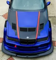 BMW E36 Full Hood Vent Kit Louver Heat Extractor 1992-1999 M3 (3-piece)