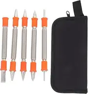 CANIGHT 5pcs Spring Tool Spring Loaded Center Punch and Chisel for Woodworking Door Hinge Removal and Vehicle Repairs Durable and Reliable Tools for Tight Spaces