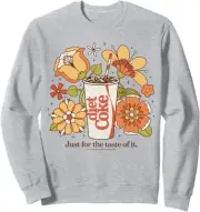 Coca-Cola - Diet Coke Just For The Taste Of It Retro Flowers Sweatshirt