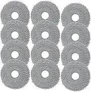 Mop Cloth Rag,Compatible for Xiaomi ，B101CN X10+ S10+，Compatible for Dreame S10 Pro L10S Ultra X10 /Omni Mop 2, C102CN Robot Vacuum Cleaner,Replacement Pad Mop(12pcs)