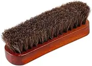 PLAFOPE Horse Hair Shoe Brush Portable Leather Shine Cleaning Brush for Boots Soft Bristles for Polishing Care Ideal Horsehair Brush for Shoes and Leather