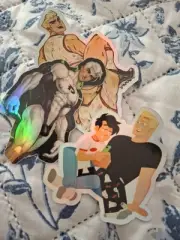 X3 Holographic Nick Danny Phantom X Dash Baxter Stickers 3X3 Inches Waterproof