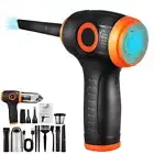 2in 1 LED Cordless Air Duster Compressed Air Blower Car PC Keyboard Dust Cleaner