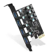 USB Type A Expansion Card 4-Port Adapter Card High-Speed Desktop Computer2523