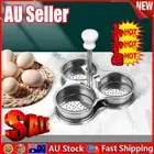 Egg Poacher Pan Stainless Steel Poached Egg Cooker Perfect Poached Egg Maker NJ