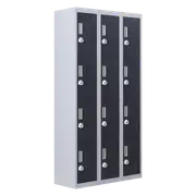 12-Door Locker for Office Gym Shed School Home Storage - 3-Digit Combination Lock