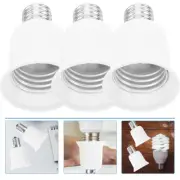 3pcs Light Sockets Bulb Bases Light Bulb Converter Socket Converter